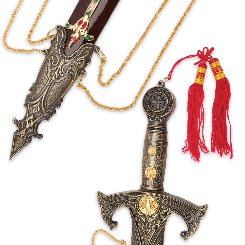 Knights Templar Dagger with Sheath image number 2