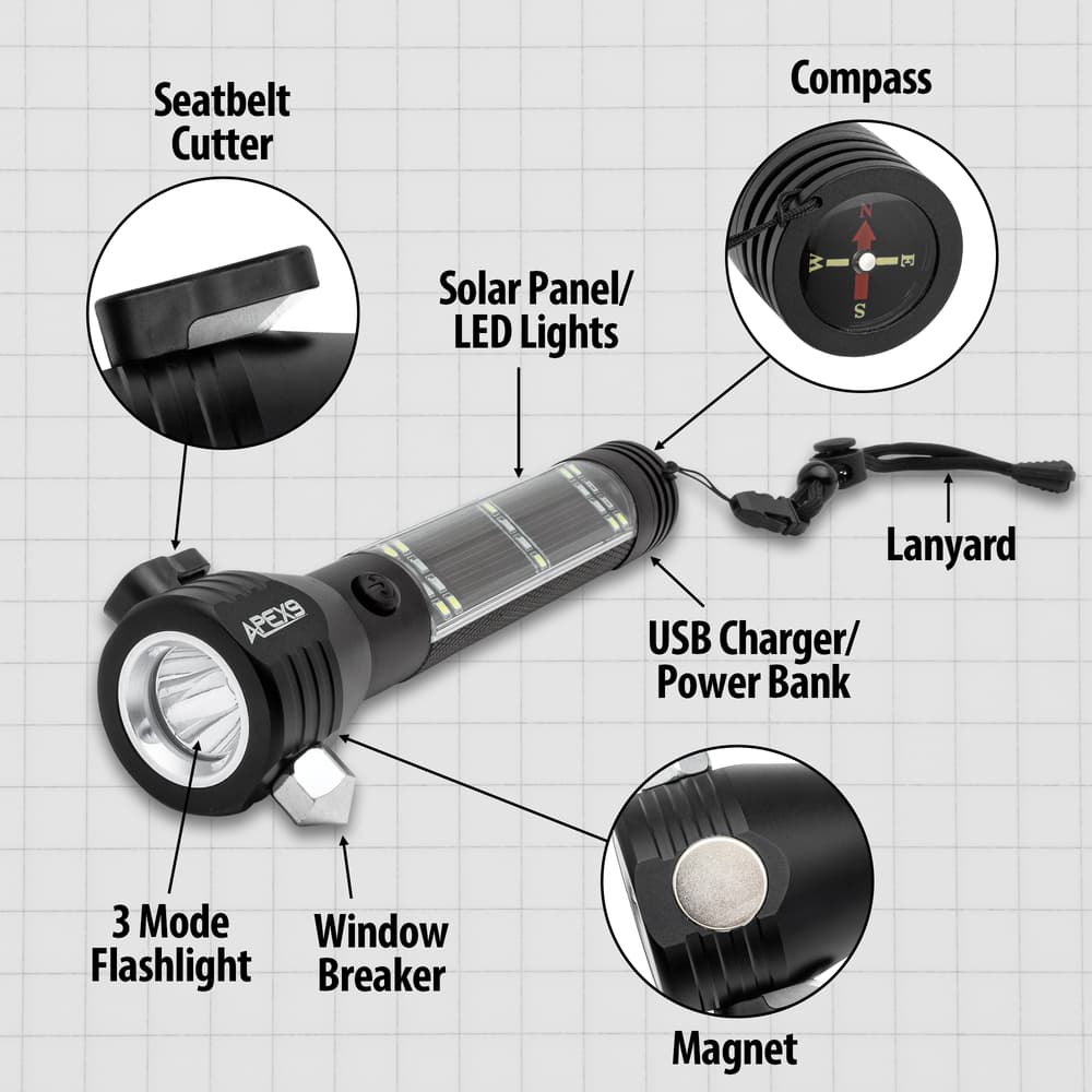 Details and features of Flashlight Survival Tool. image number 2