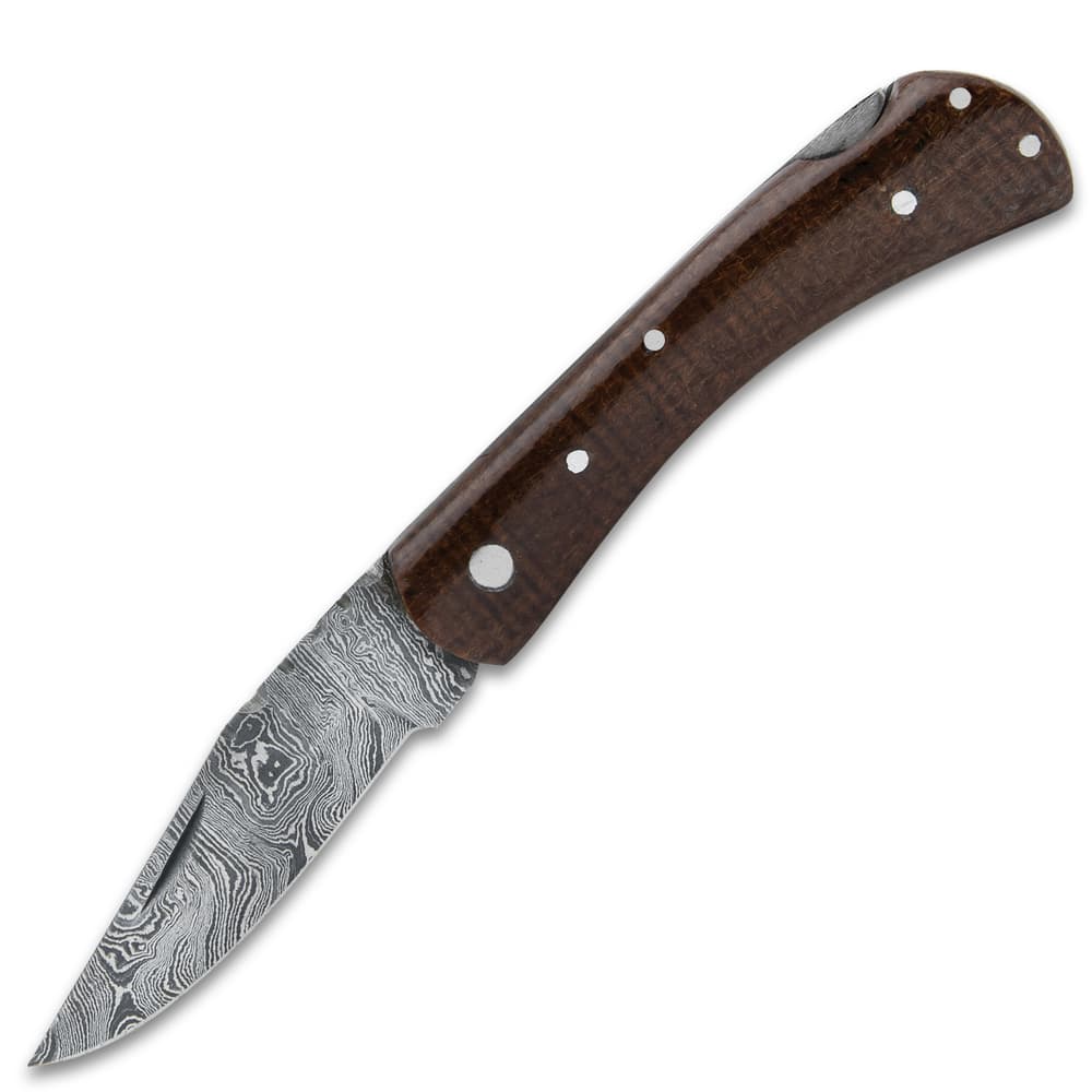 The full length of the Timber Wolf Workman Pocket Knife is shown image number 2