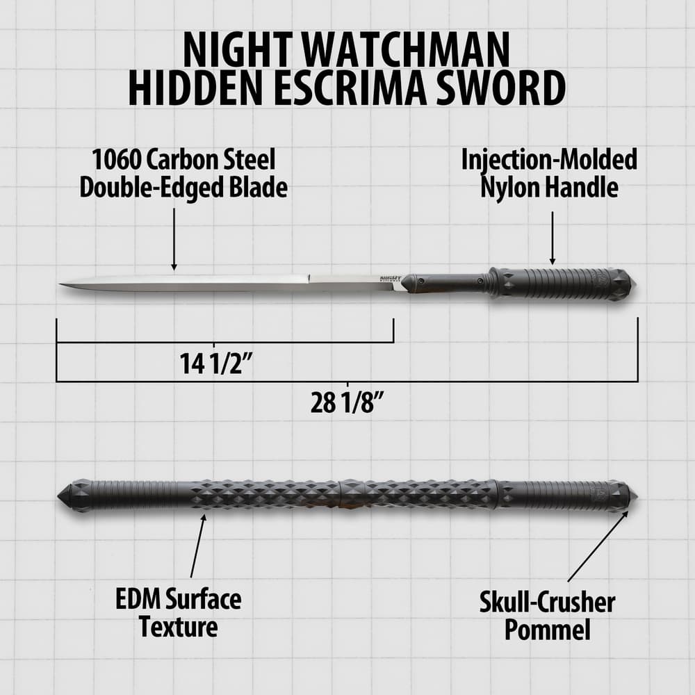 The Night Watchman Escrima Sword in use image number 2
