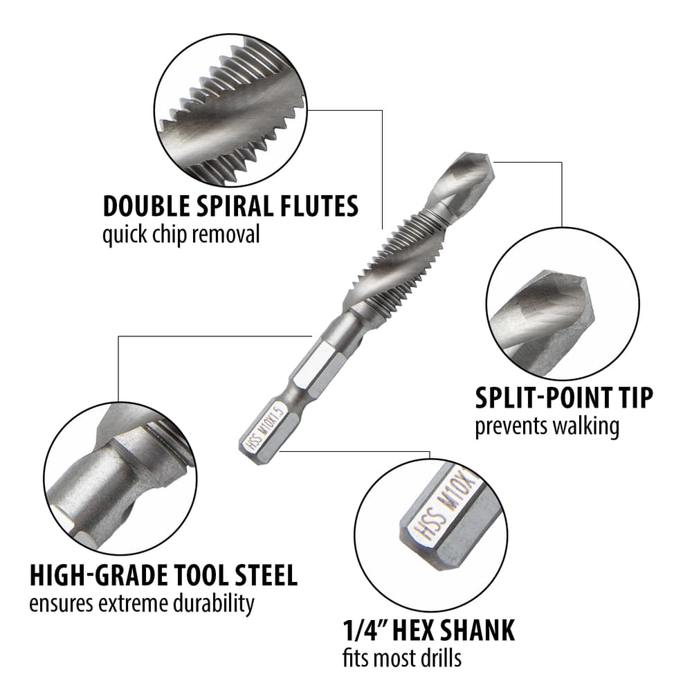 The features of the thread tap drill bit image number 2