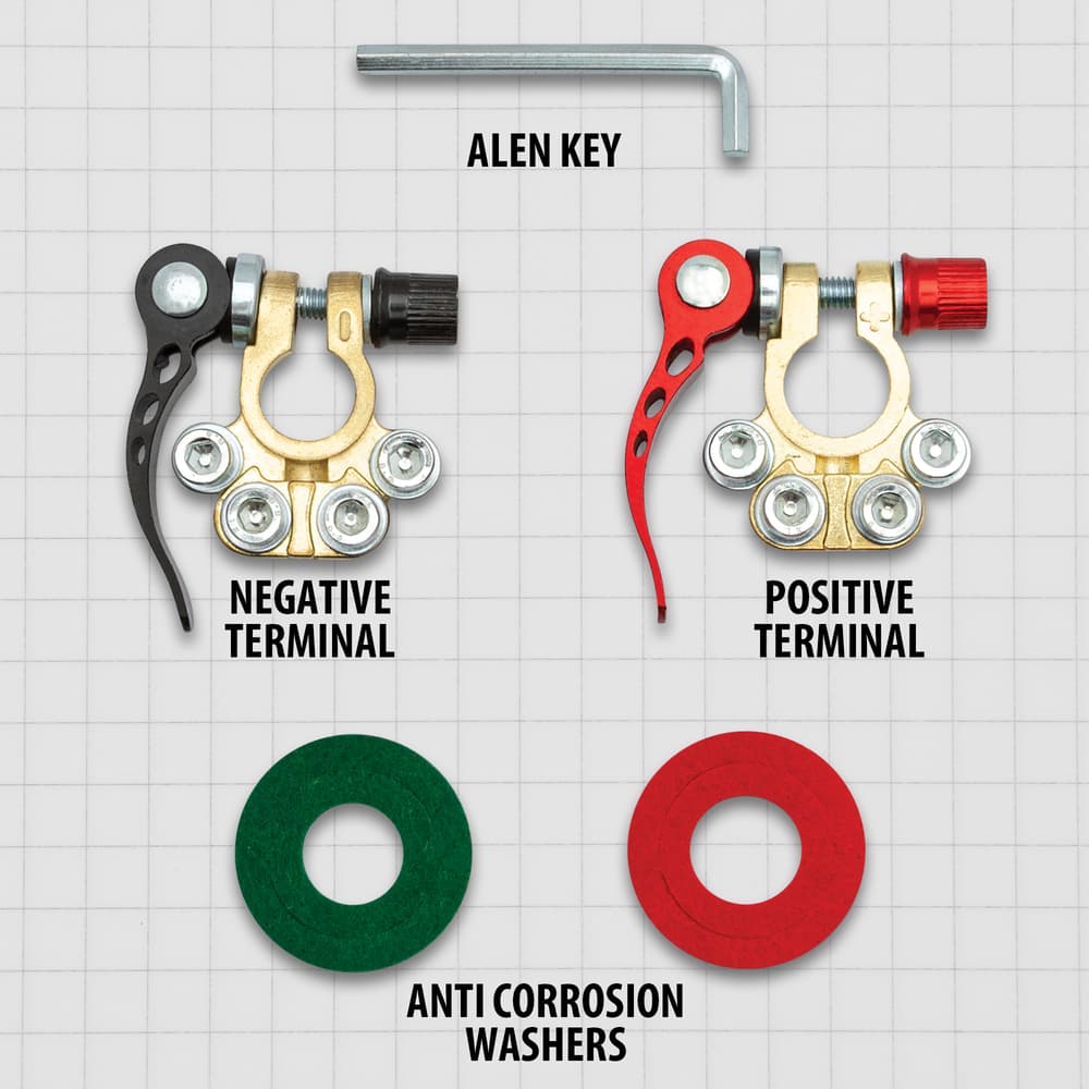 Details and features of the Battery Terminals. image number 2