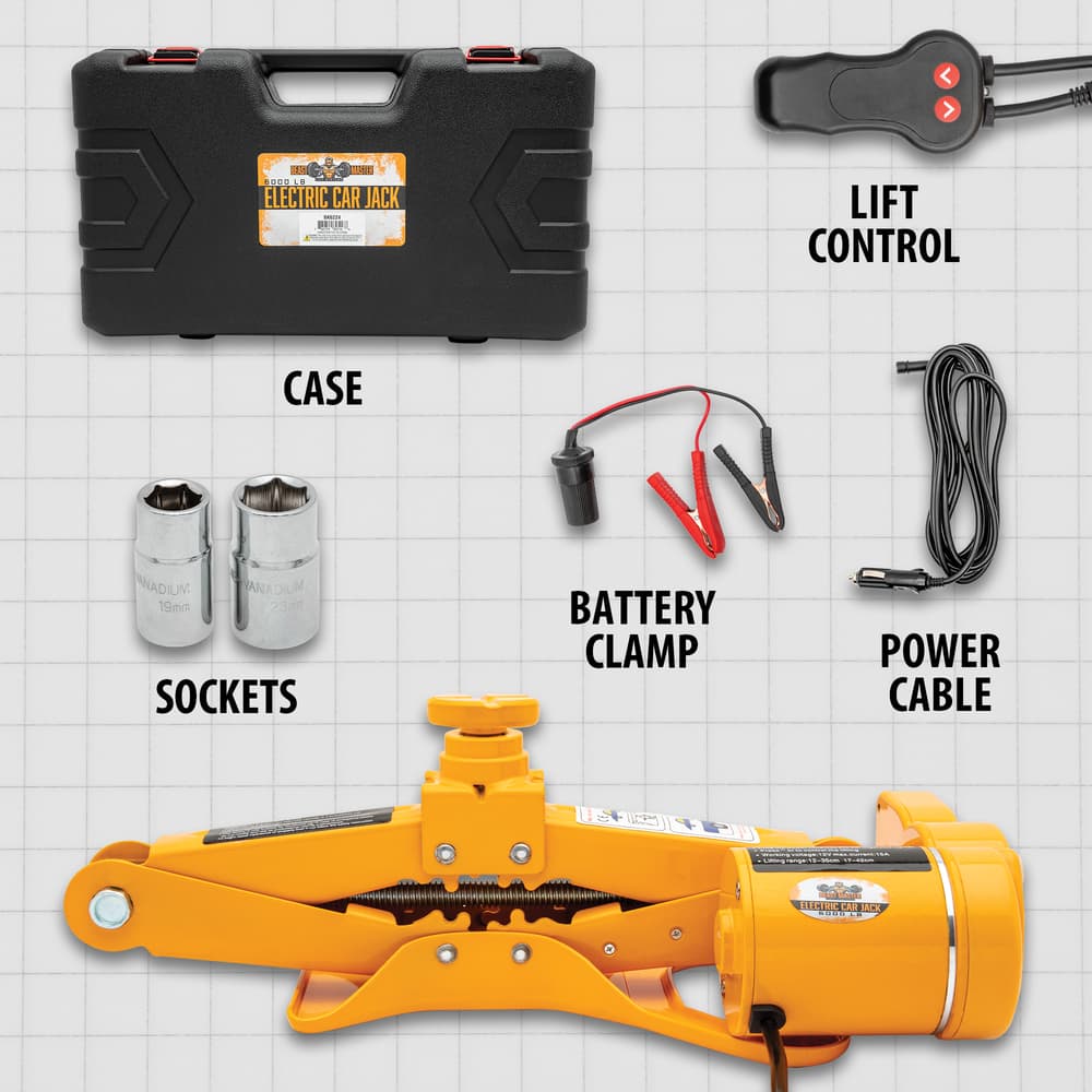 Details and features of the Electric Jack. image number 2