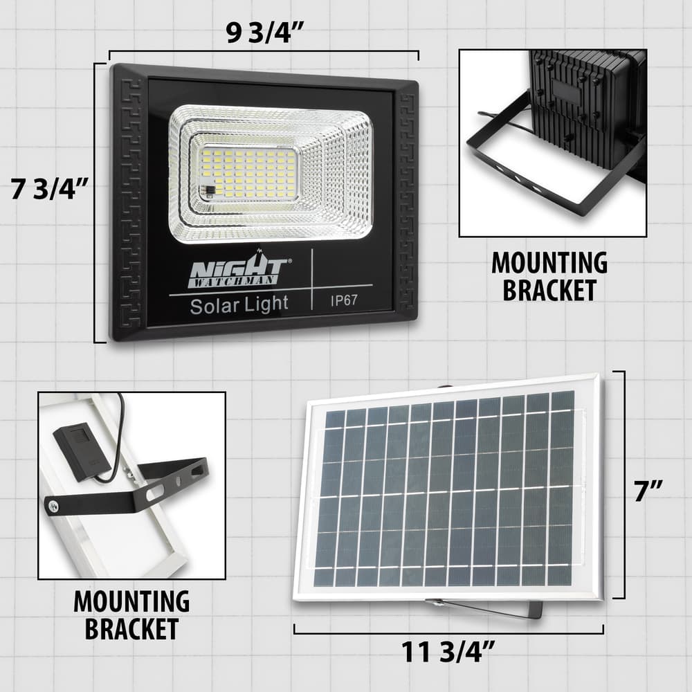 Details and features of the Solar Light 100 Lumens. image number 2