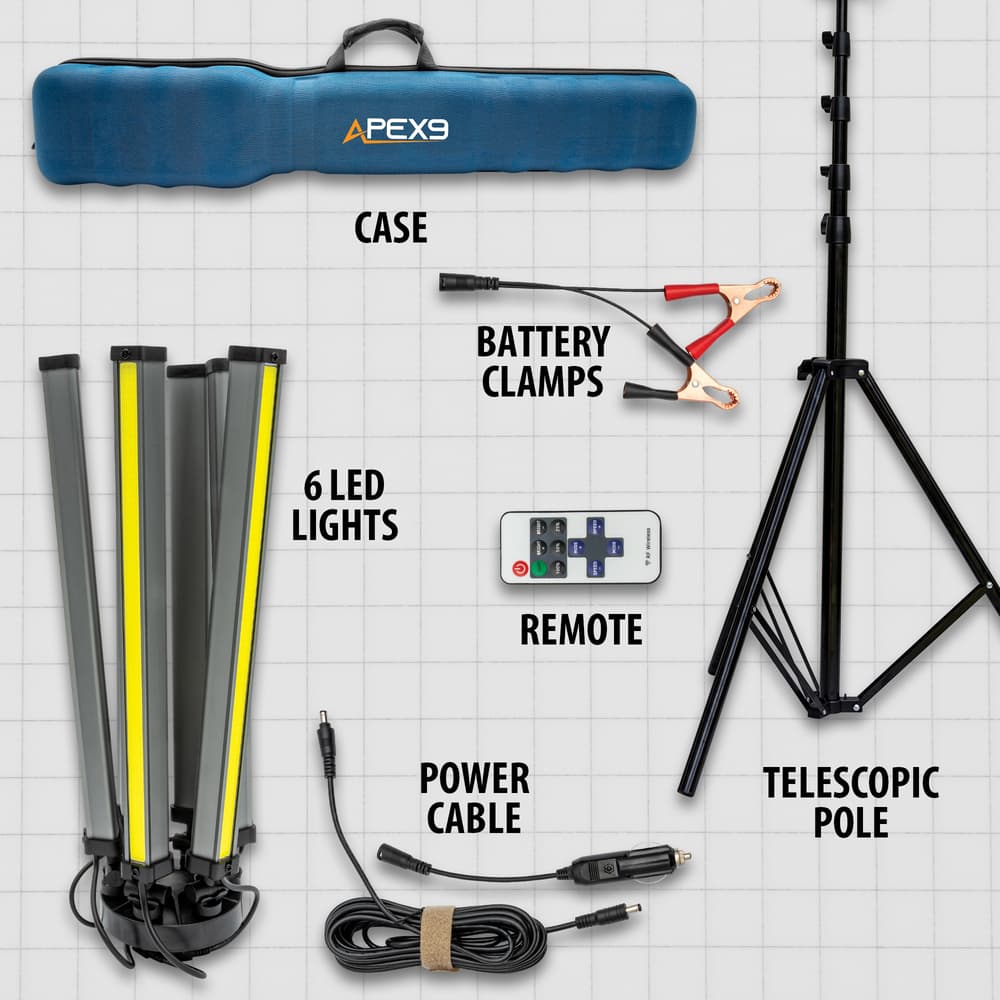 Details and features of the Telescopic Camp Light. image number 2