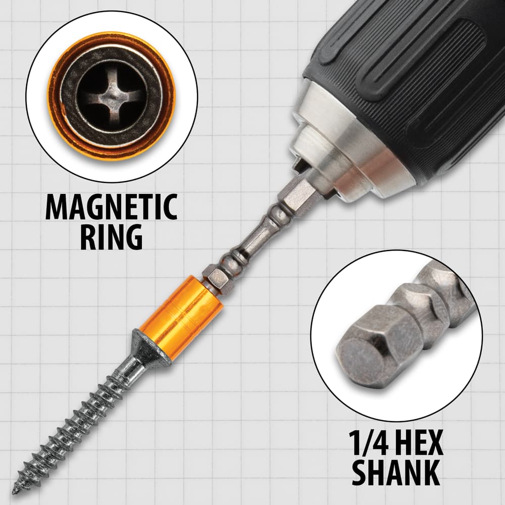 Details and features of the Screwdriver Bits. image number 2