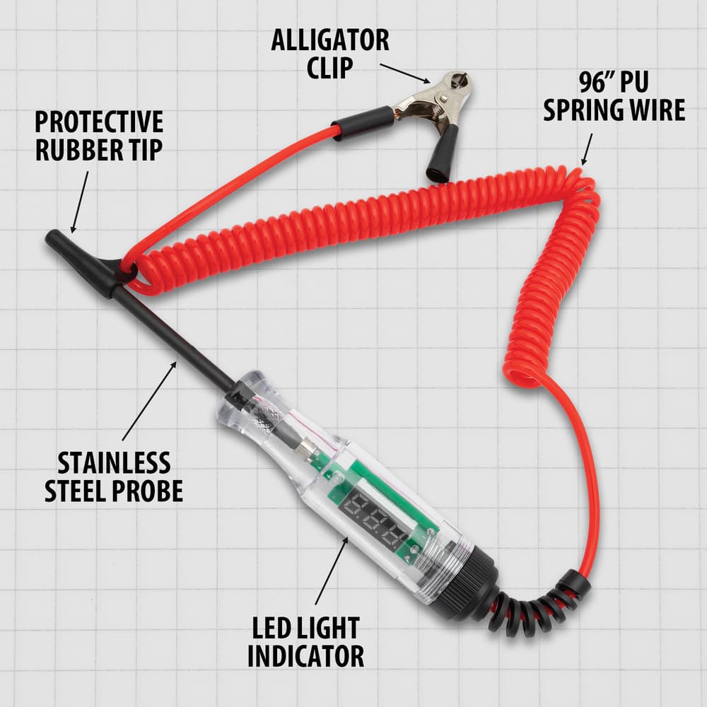 Details and features of the LED Automotive Circuit Tester. image number 2