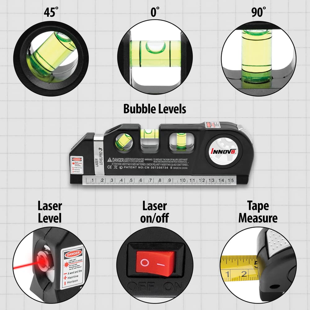 Details and features of the Laser Level Tool. image number 2