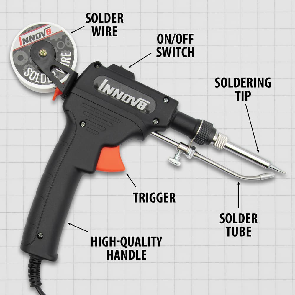Details and features of the Soldering Iron Kit. image number 2