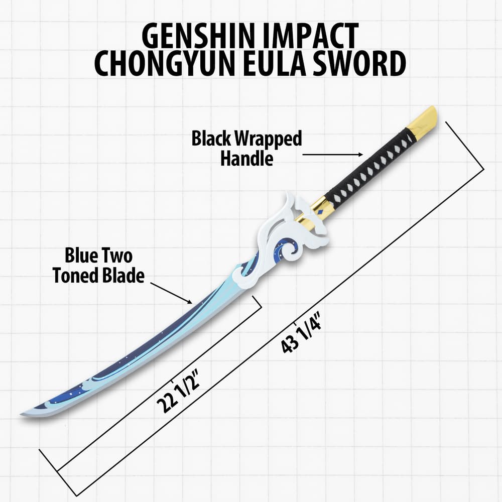 Details and features of the Eula Sword. image number 2