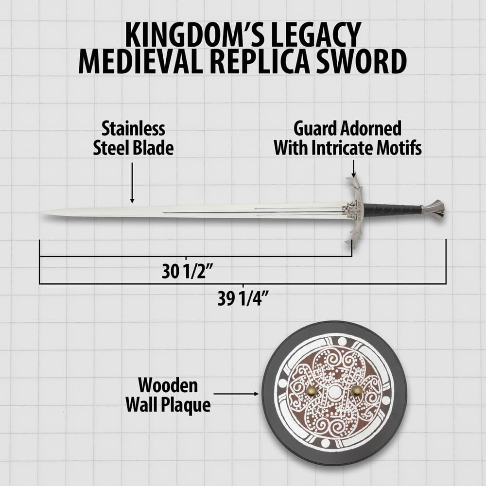 Details and features of the Replica Sword. image number 2
