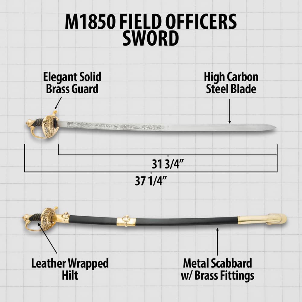 M1850 Field Officers Sword image number 2