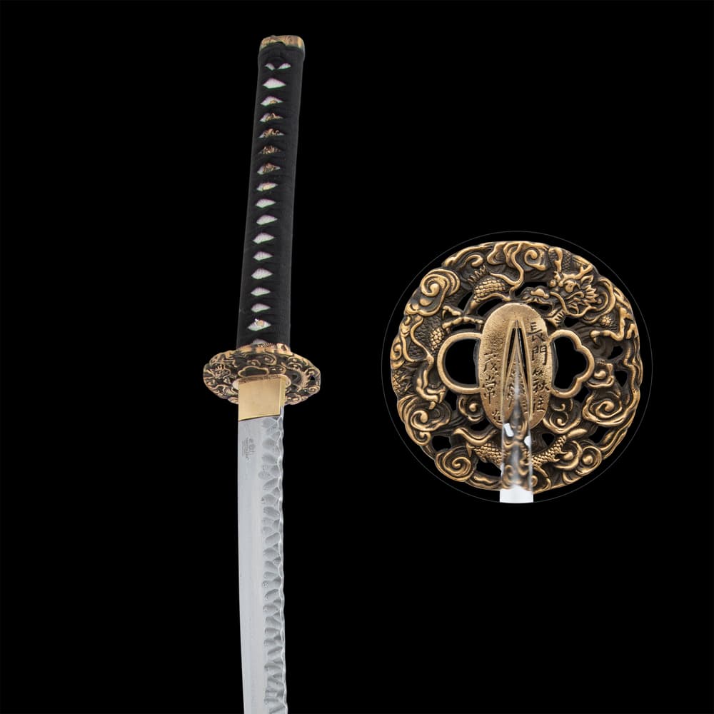 The blade and the tsuba of the katana image number 2