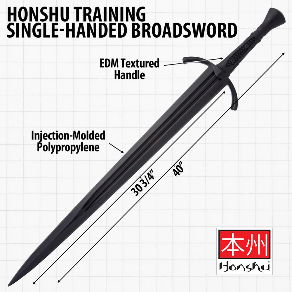 Details and features of the Training Single-Handed Broadsword. image number 2