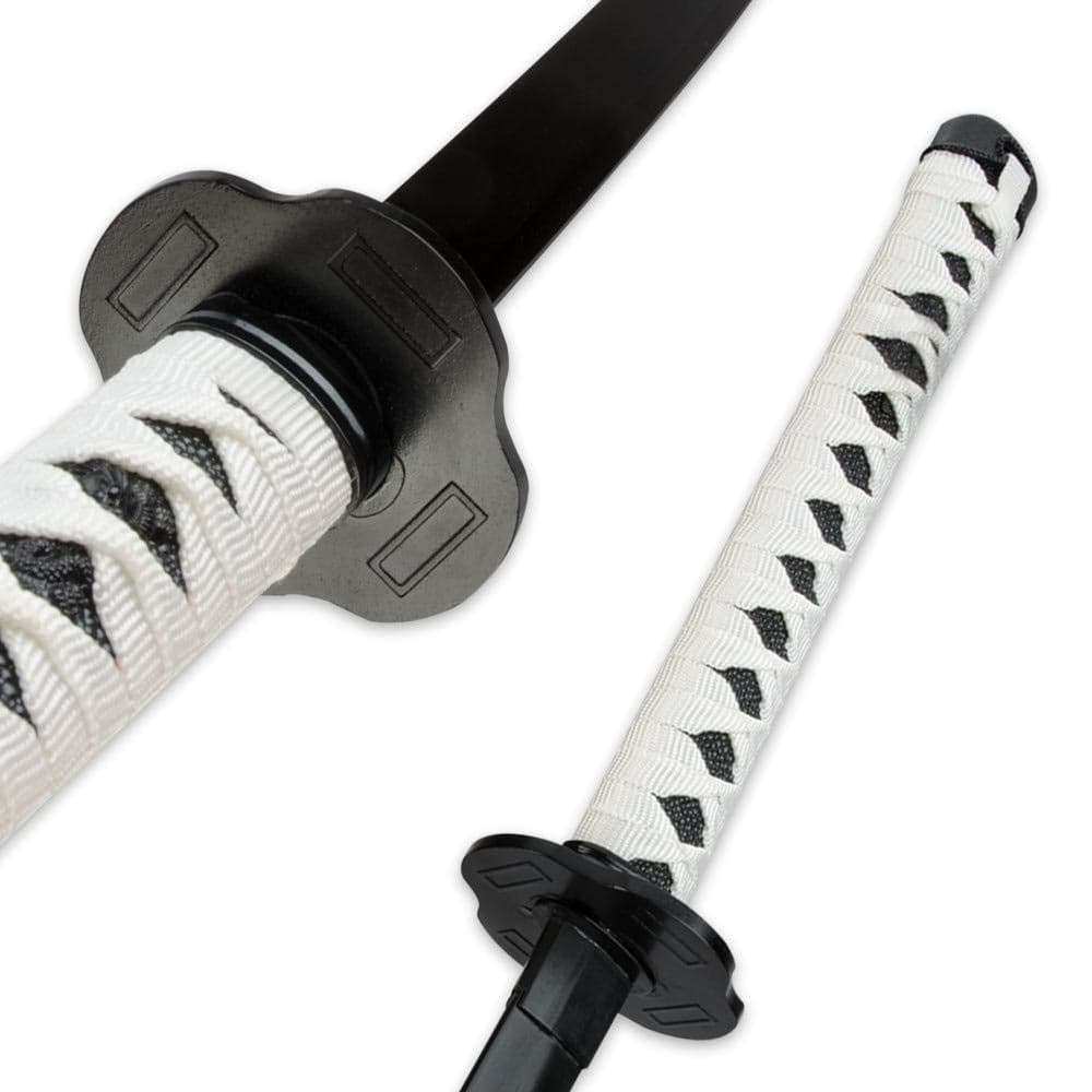 White Emperor Katana Sword With Scabbard image number 2