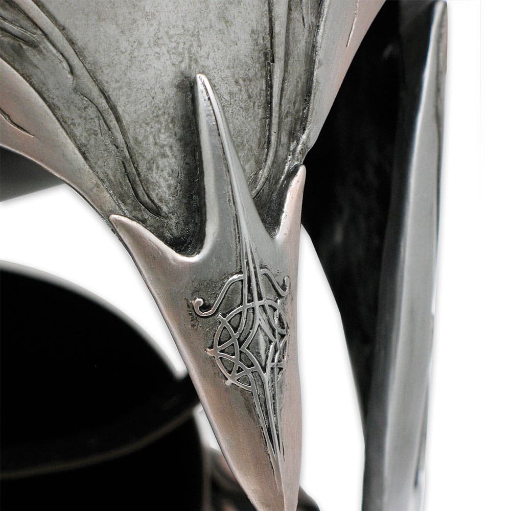 Zoomed view of the detailing on the nose guard of the Rivendell Elf Helm. image number 2