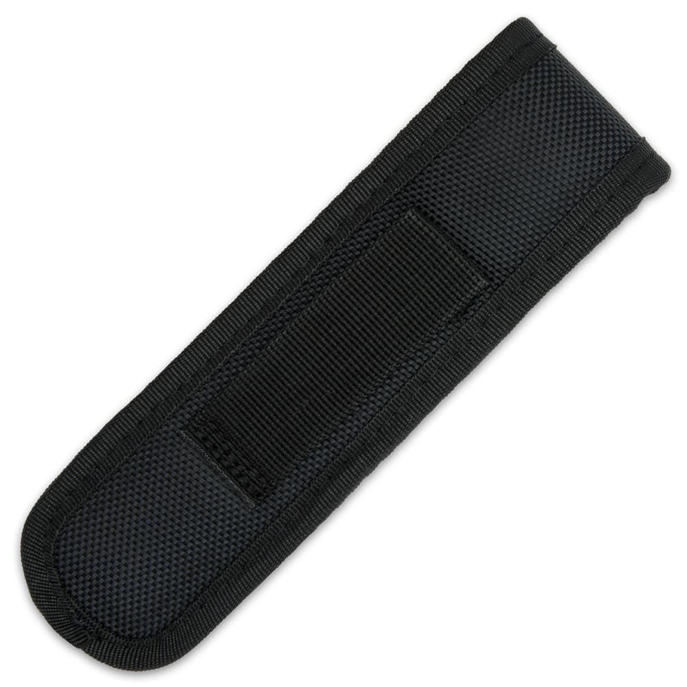 The flashlight pouch’s dimensions are 6 1/4” x 2” and it can fit on duty belts with up to a 2 1/4” belt loop image number 2