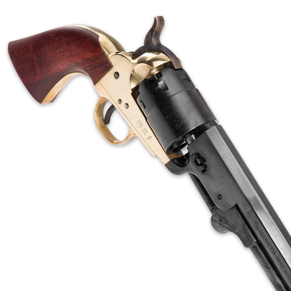 Traditions Firearms 1851 Colt Navy Black Powder .44 Revolver with Walnut Grip Redi-Pak image number 2