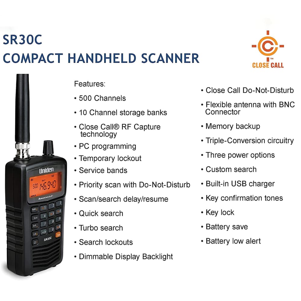 A list of the features of the handheld scanner image number 2