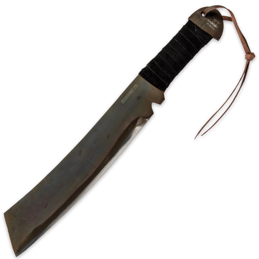 Gil Hibben IV Machete Knife with Leather Sheath image number 3