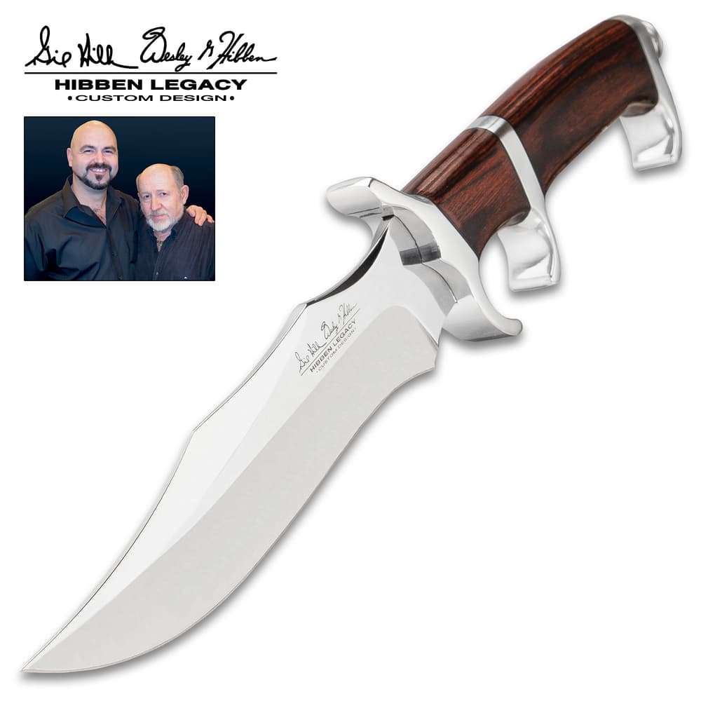 The knife has a 7” full-tang, 5Cr15 stainless steel blade that has been polished to a mirror finish image number 3