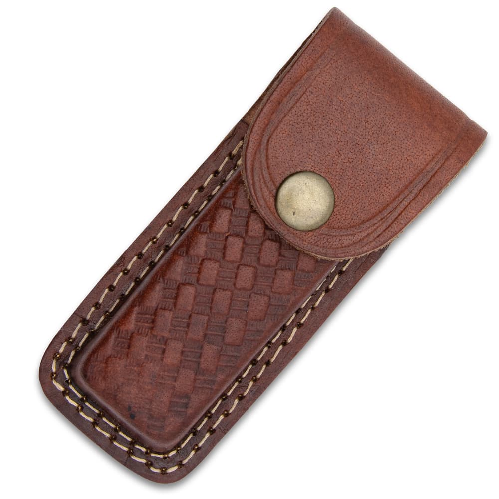 The included leather case image number 3