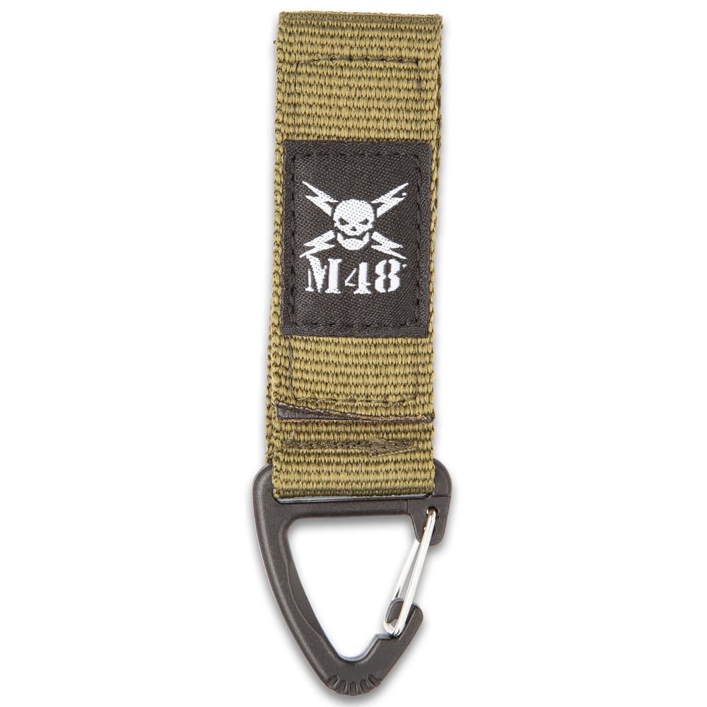 Three-Pack Black Tactical Clips - Nylon Webbing And ABS Construction - Dimensions 4”x 1” image number 3