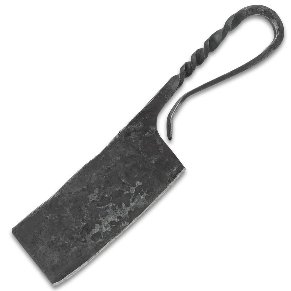 A side view of the forged cleaver image number 4