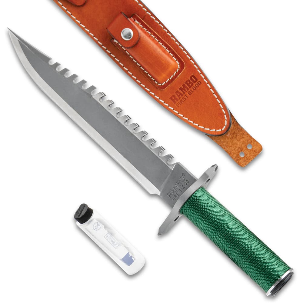 Licensed Rambo I First Blood Fixed Blade Knife image number 4