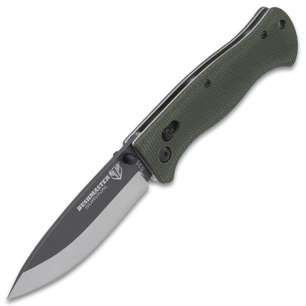The Bushmaster Explorer Micarta Pocket Knife is 7 3/4” in overall length. image number 4