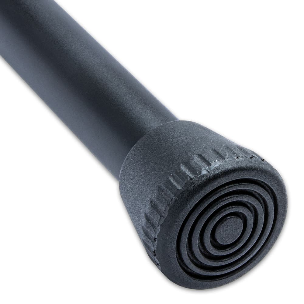 The 37 5/8” overall self-defense sword cane features a rubber toe keeps the cane from slipping image number 5