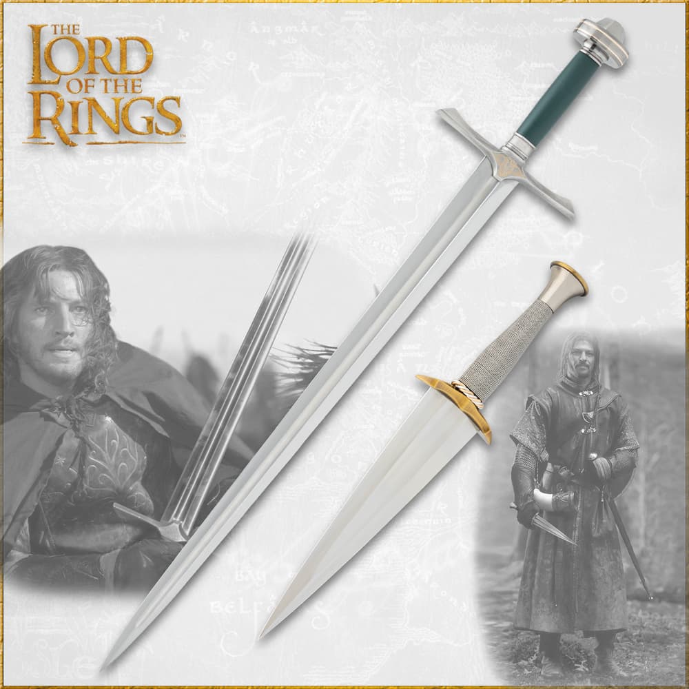 Sword and dagger with characters from Lord of the Rings image number 0