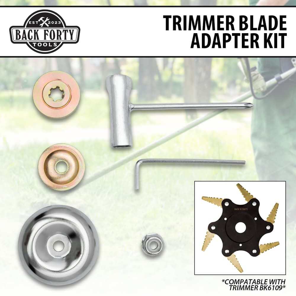 Backforty Adapter Kit for Trimmer Blade image number 0