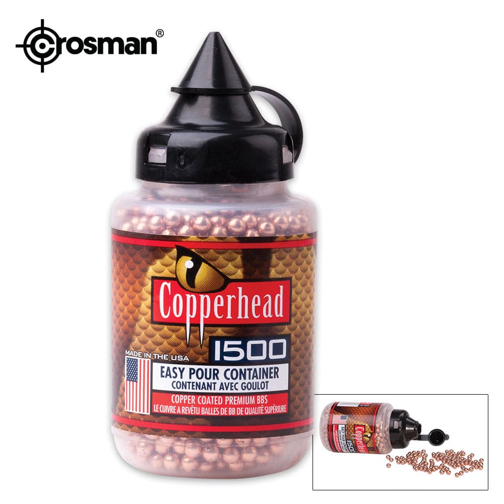 Copperhead Copper Coated 4.5 MM BBs - 1500 Count image number 0