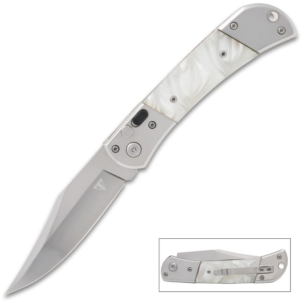 Pearl Vanguard Elite Auto Knife image number 0