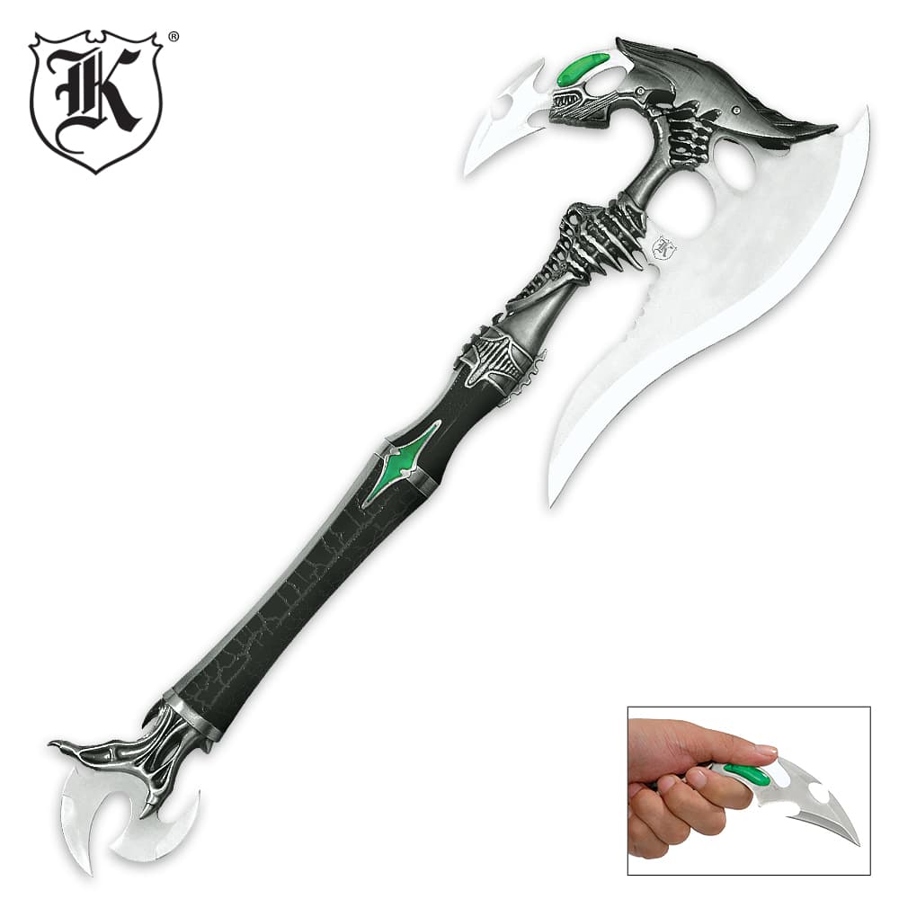 Alien Predator Fantasy Battle Axe image number 0