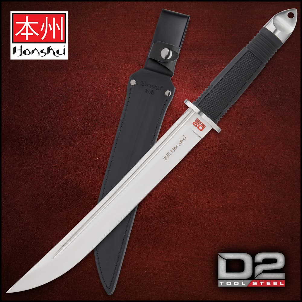 An everyday carry, this massive Honshu D2 Tanto Knife is NOT, but it’s a great blade for self-defense or even hog hunting image number 0