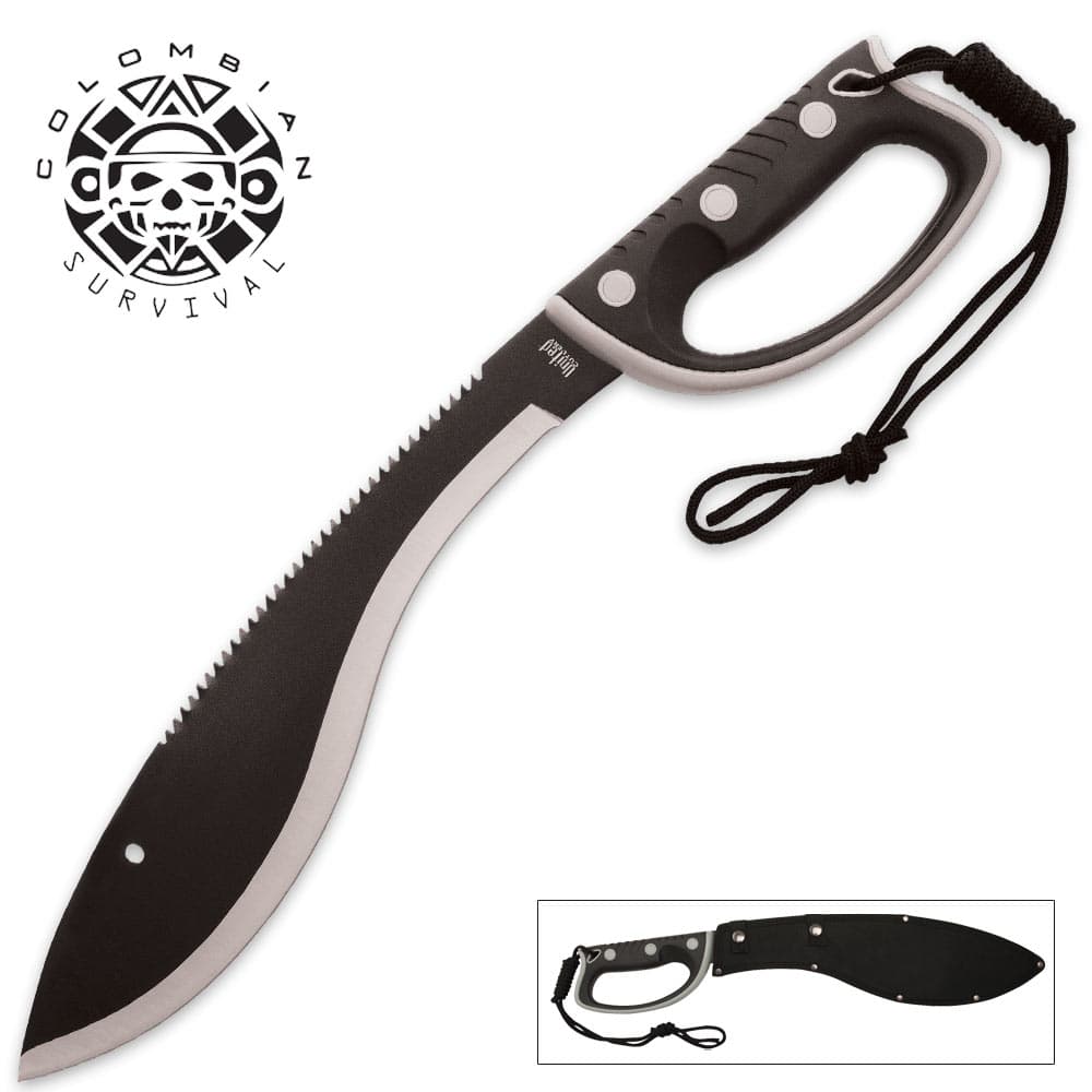 United Cutlery Survival Sawback Kukri & Sheath image number 0
