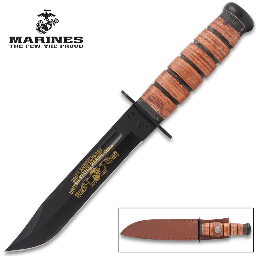 USMC 250th Anniversary Combat Knife image number 0