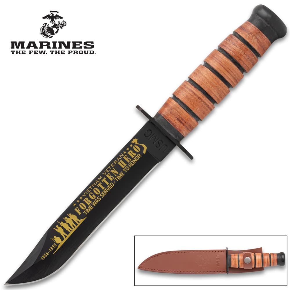 USMC 50th Anniversary Vietnam Commemorative Knife image number 0