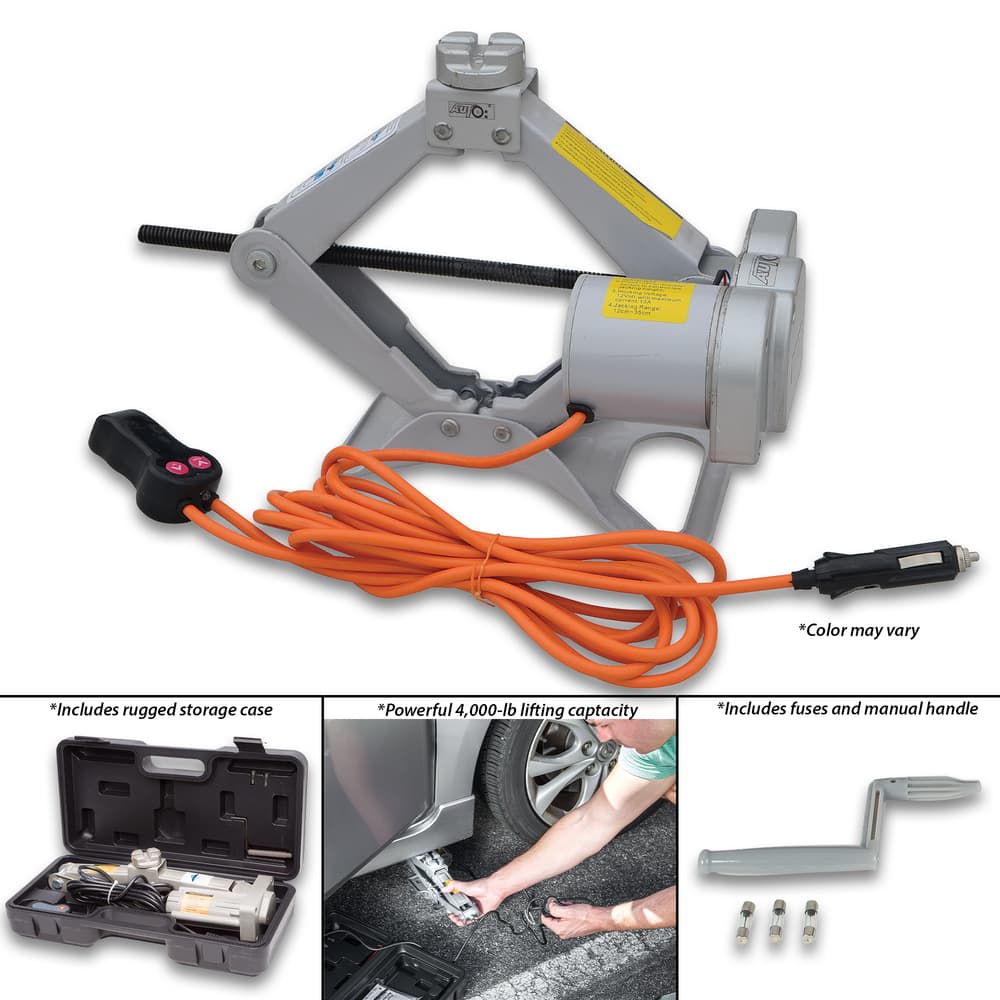 Electric Car Jack - 12V DC 4000-LB image number 0