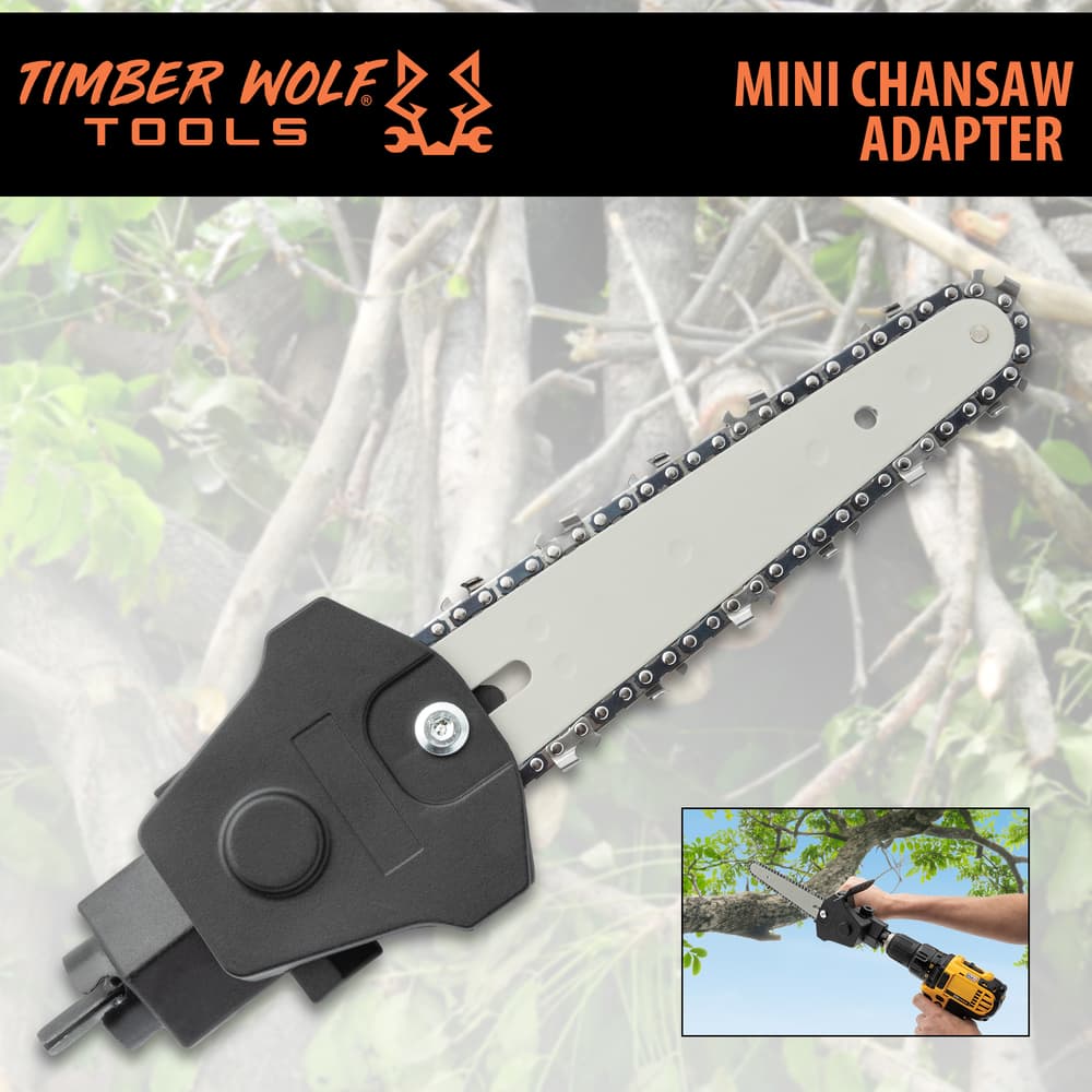 Full image of the Timber wolf Tools Mini Chainsaw Adapter. image number 0