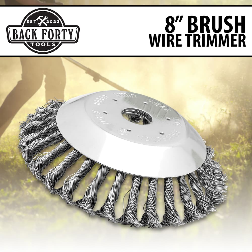 Showing 8" wire brush trimmer image number 0