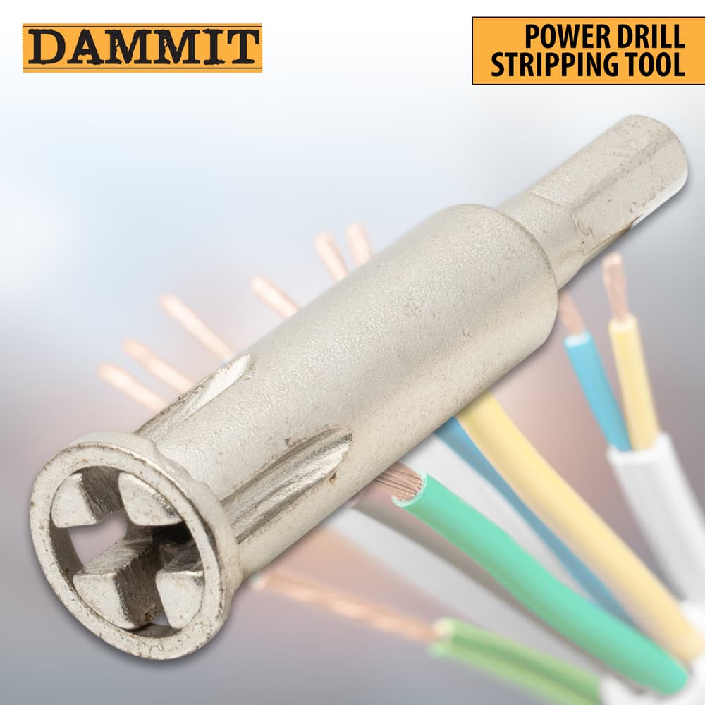 Dammit Power Drill Wire Stripping Tool image number 0