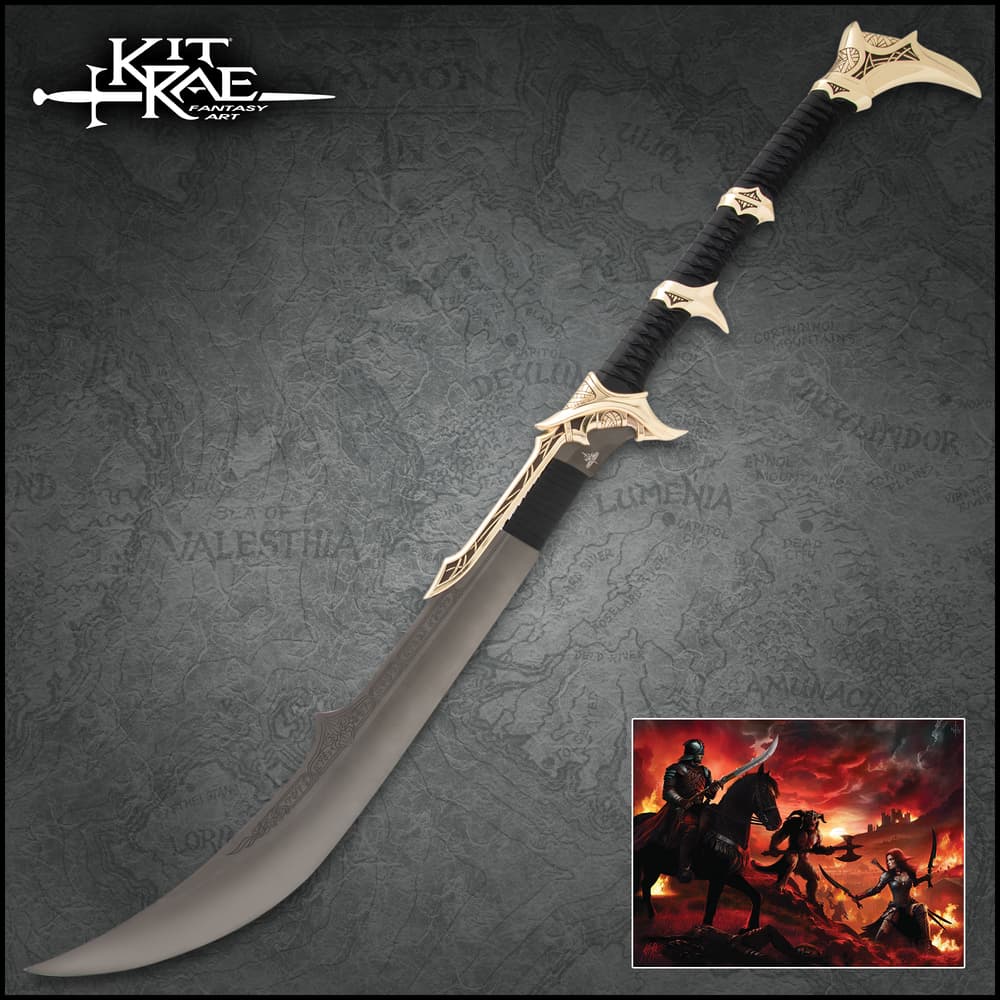 Kit Rae Mithrodin Gold War Sword image number 0