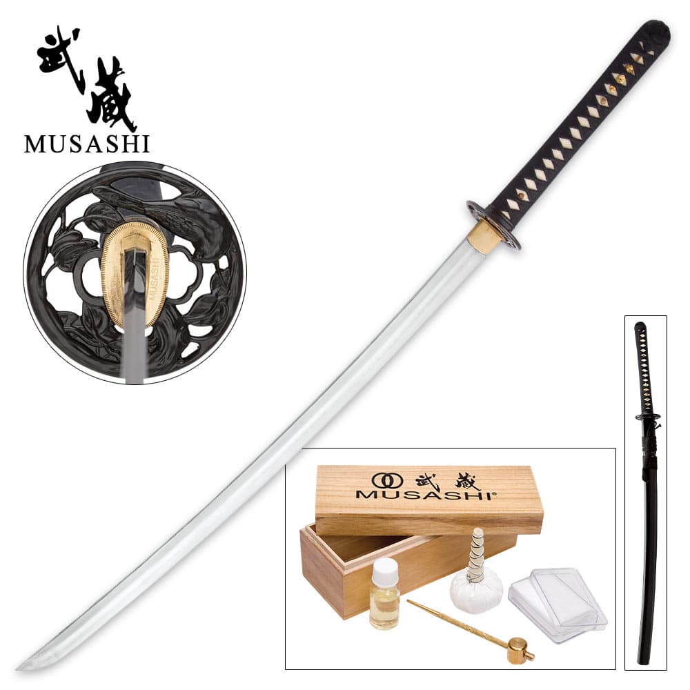 Musashi Japanese Vine Samurai Sword - Hand-Forged image number 0