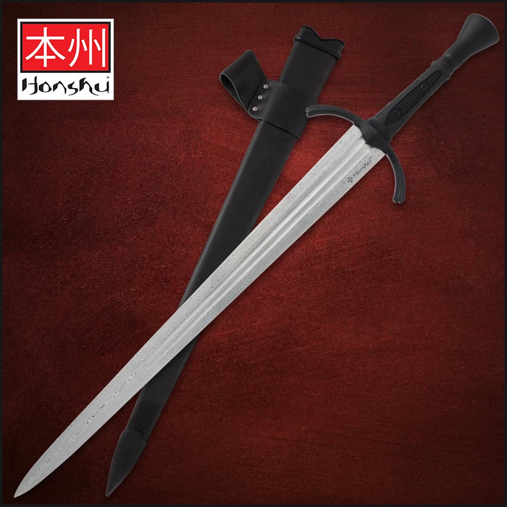 Honshu Single-Handed Damascus Broadsword image number 0