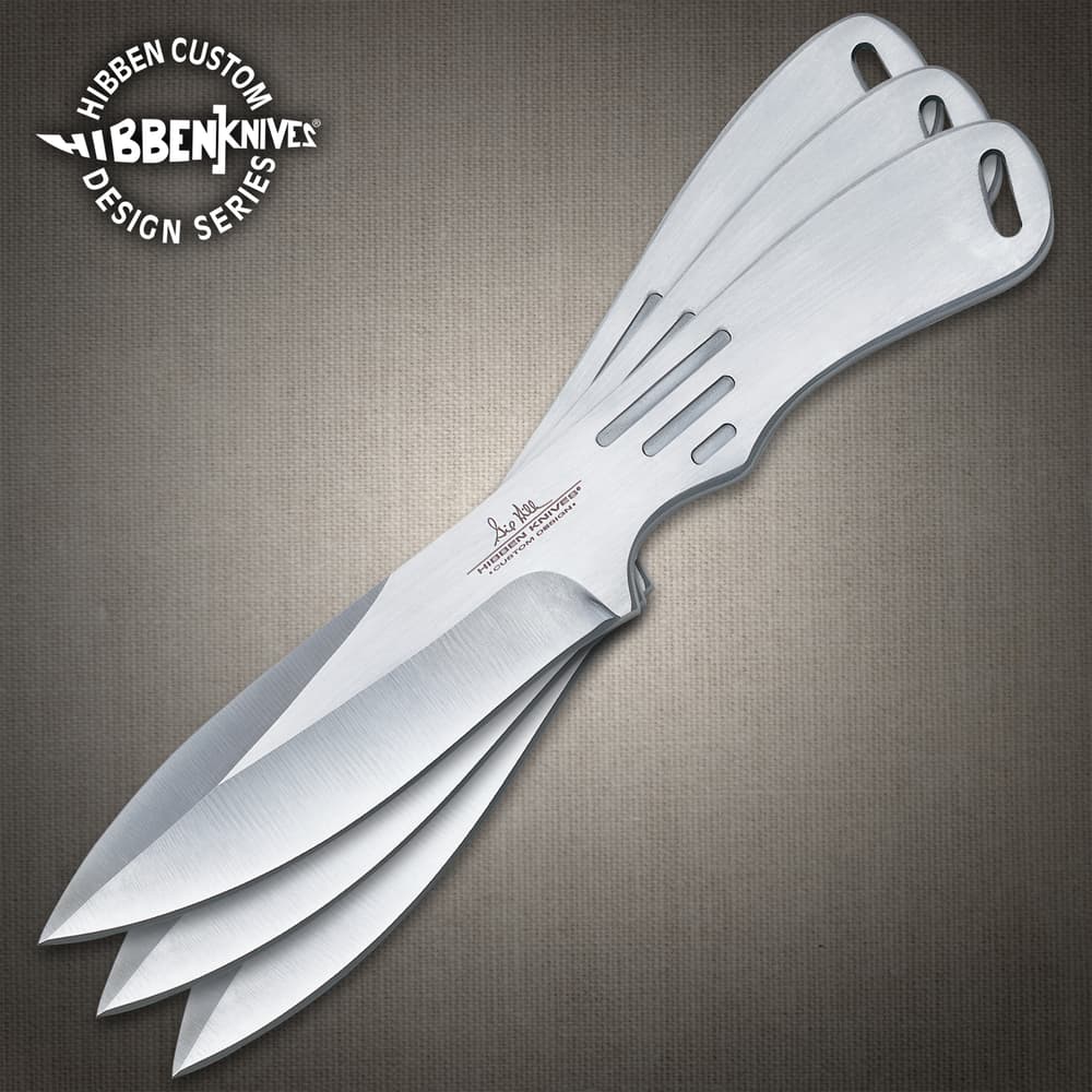 Gil Hibben Large Triple Throwing Knife Set image number 0