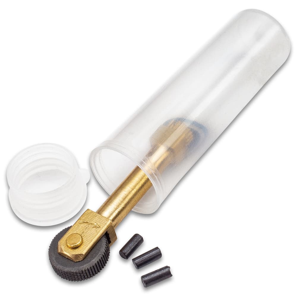 Micro Spark Wheel Emergency Fire Starter | 2” x 1” Case