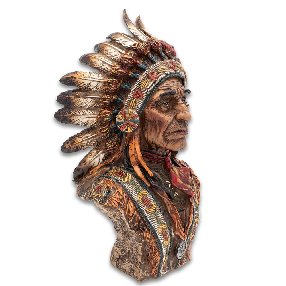 Indian Head Sculpture
